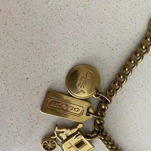 Coach Brass Carriage 1941 Bag charm chain FOB - Picture 2 of 8